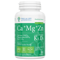 Ca+Mg+Zn with VITAMIN K2, D3 (90таб)